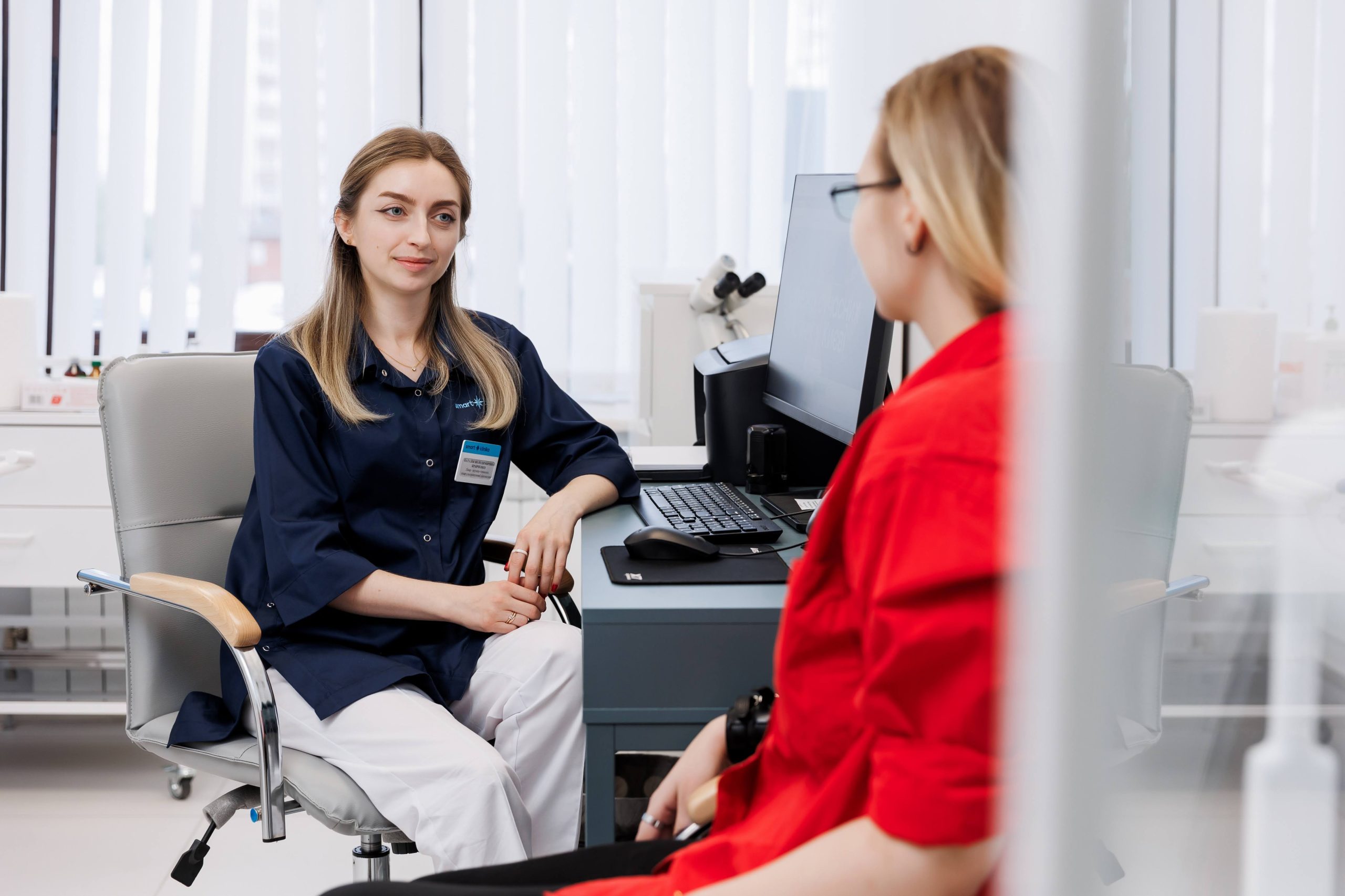 Пацієнтка на прийомі у лікаря-гінеколога